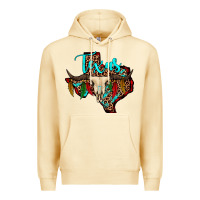 Pina Colada bullskull texas map Premium Hoodie - JahusDesignShop