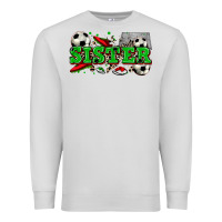 Dove Grey sister soccer Premium Sweatshirt - Zillion Design Studio
