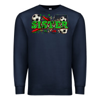 Navy sister soccer Premium Sweatshirt - Zillion Design Studio
