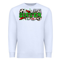 White sister soccer Premium Sweatshirt - Zillion Design Studio