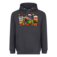 Smoke Christmas coffee cups with Pitbull Heavyweight Hoodie - RanaPortraitStore