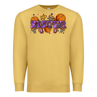 Antique Gold sister basketball Premium Sweatshirt - Zillion Design Studio