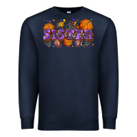 Navy sister basketball Premium Sweatshirt - Zillion Design Studio