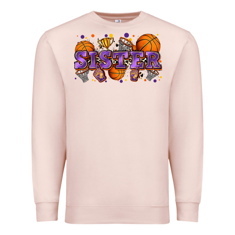 Sister Basketball Premium Sweatshirt by Zillion Design Studio | Teevron