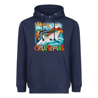 Navy merry cruisemas Heavyweight Hoodie - Zillion Design Studio