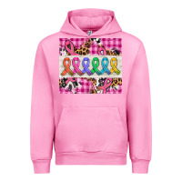 Fuchsia Pink western colorfull cancer ribbon Urban Hoodie - AdoDesignShop