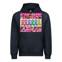 Navy western colorfull cancer ribbon Urban Hoodie - AdoDesignShop