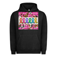Pigment Black western colorfull cancer ribbon Urban Hoodie - AdoDesignShop