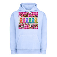 Pigment Grape Ice western colorfull cancer ribbon Urban Hoodie - AdoDesignShop