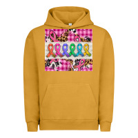 Pigment Peanut Butter western colorfull cancer ribbon Urban Hoodie - AdoDesignShop