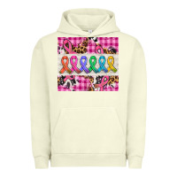 Pigment Pistachio western colorfull cancer ribbon Urban Hoodie - AdoDesignShop