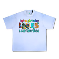 Grape Ice just a girl who loves sea turtle Urban Heavy Tee - Artiststas