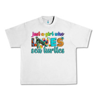 Lunar Rock just a girl who loves sea turtle Urban Heavy Tee - Artiststas