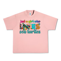 Salmon just a girl who loves sea turtle Urban Heavy Tee - Artiststas