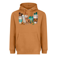 Meerkat golden retriever dog coffee cups Heavyweight Hoodie - texasbilliewilder