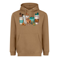 Toasted Coconut golden retriever dog coffee cups Heavyweight Hoodie - texasbilliewilder