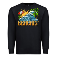 Black beachin Premium Sweatshirt - texasbilliewilder