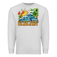 Dove Grey beachin Premium Sweatshirt - texasbilliewilder