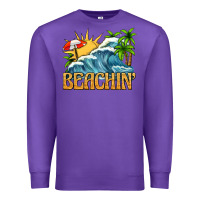 Purple beachin Premium Sweatshirt - texasbilliewilder