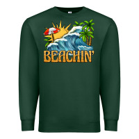 Sports Green beachin Premium Sweatshirt - texasbilliewilder