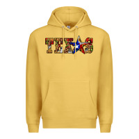 Antique Gold texas christmas Premium Hoodie - JahusDesignShop