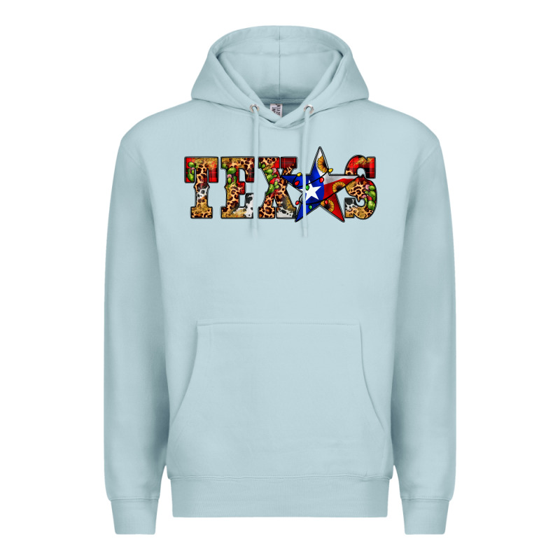 Texas Christmas Premium Hoodie by JahusDesignShop | Teevron