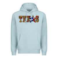 Blue Mist texas christmas Premium Hoodie - JahusDesignShop