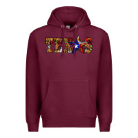 Burgundy texas christmas Premium Hoodie - JahusDesignShop