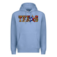 Colony Blue texas christmas Premium Hoodie - JahusDesignShop