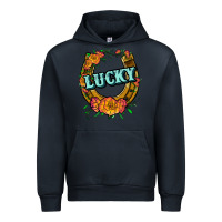 Navy horseshoe lucky Urban Hoodie - JahusDesignShop