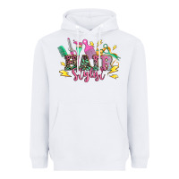 White hair stylist Heavyweight Hoodie - texasbilliewilder