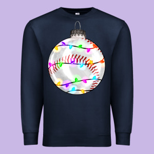Christmas Baseball Premium Sweatshirt Designed By Ranaportraitstore