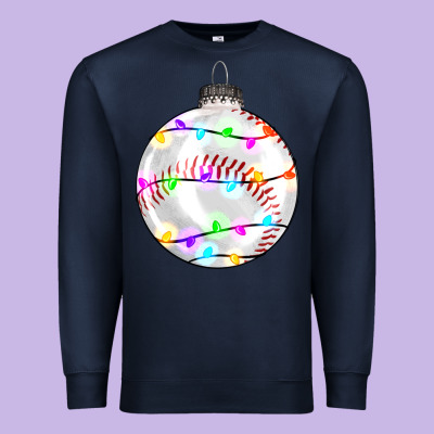 Christmas Baseball Premium Sweatshirt Designed By Ranaportraitstore