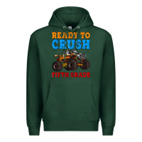 Sports Green ready to crush fifth grade Premium Hoodie - Artiststas