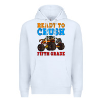 White ready to crush fifth grade Premium Hoodie - Artiststas