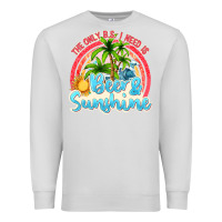 Dove Grey beer and sunshine Premium Sweatshirt - texasbilliewilder