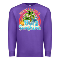 Purple beer and sunshine Premium Sweatshirt - texasbilliewilder