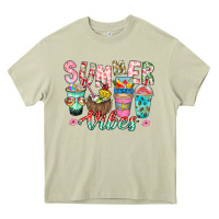 Mossy Summer Vibes Heavy Core Tee - CowhideDigitalArt
