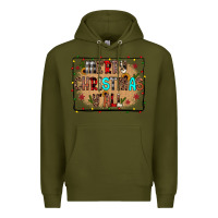 Army Green merry christmas y'all Premium Hoodie - JahusDesignShop
