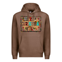 Chestnut merry christmas y'all Premium Hoodie - JahusDesignShop