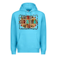 Ocean Blue merry christmas y'all Premium Hoodie - JahusDesignShop