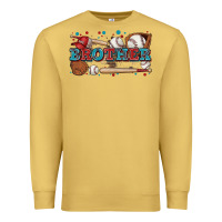 Antique Gold brother baseball Premium Sweatshirt - Zillion Design Studio