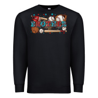 Black brother baseball Premium Sweatshirt - Zillion Design Studio