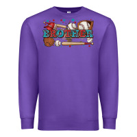 Purple brother baseball Premium Sweatshirt - Zillion Design Studio
