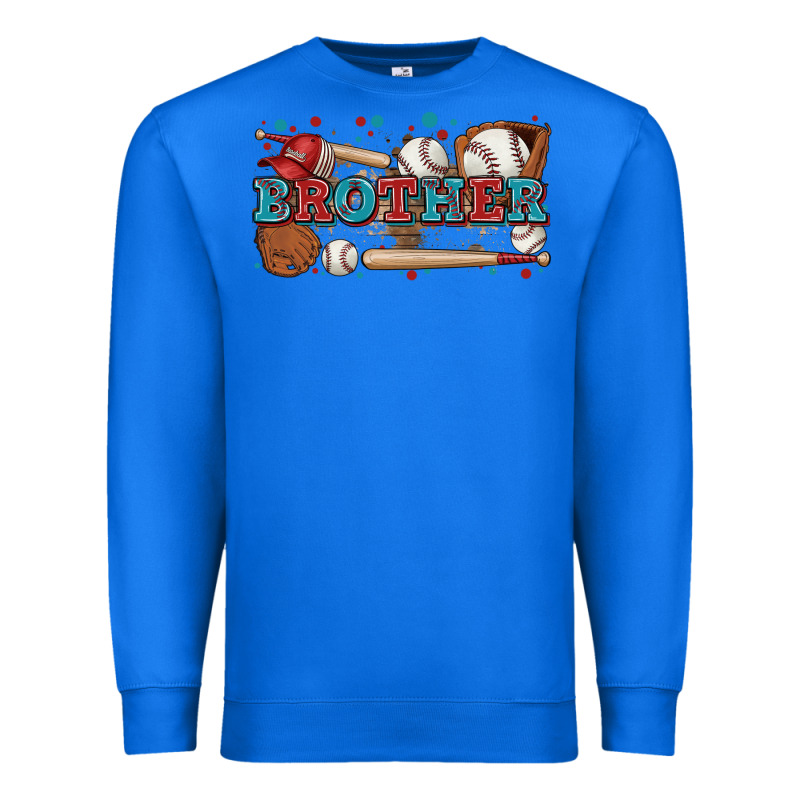 Brother Baseball Premium Sweatshirt by Zillion Design Studio | Teevron