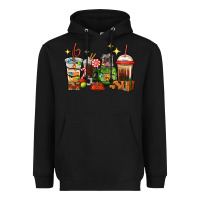 Black Christmas coffee cups with Pug Heavyweight Hoodie - RanaPortraitStore