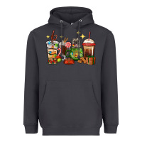 Smoke Christmas coffee cups with Pug Heavyweight Hoodie - RanaPortraitStore