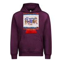 Mauve Wine all american nurse 12 oz regular can cooler Urban Hoodie - Artiststas