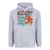 Heather Grey grow your own way Heavyweight Hoodie - texasbilliewilder