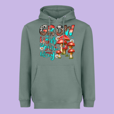 Grow Your Own Way Heavyweight Hoodie Designed By Texasbilliewilder